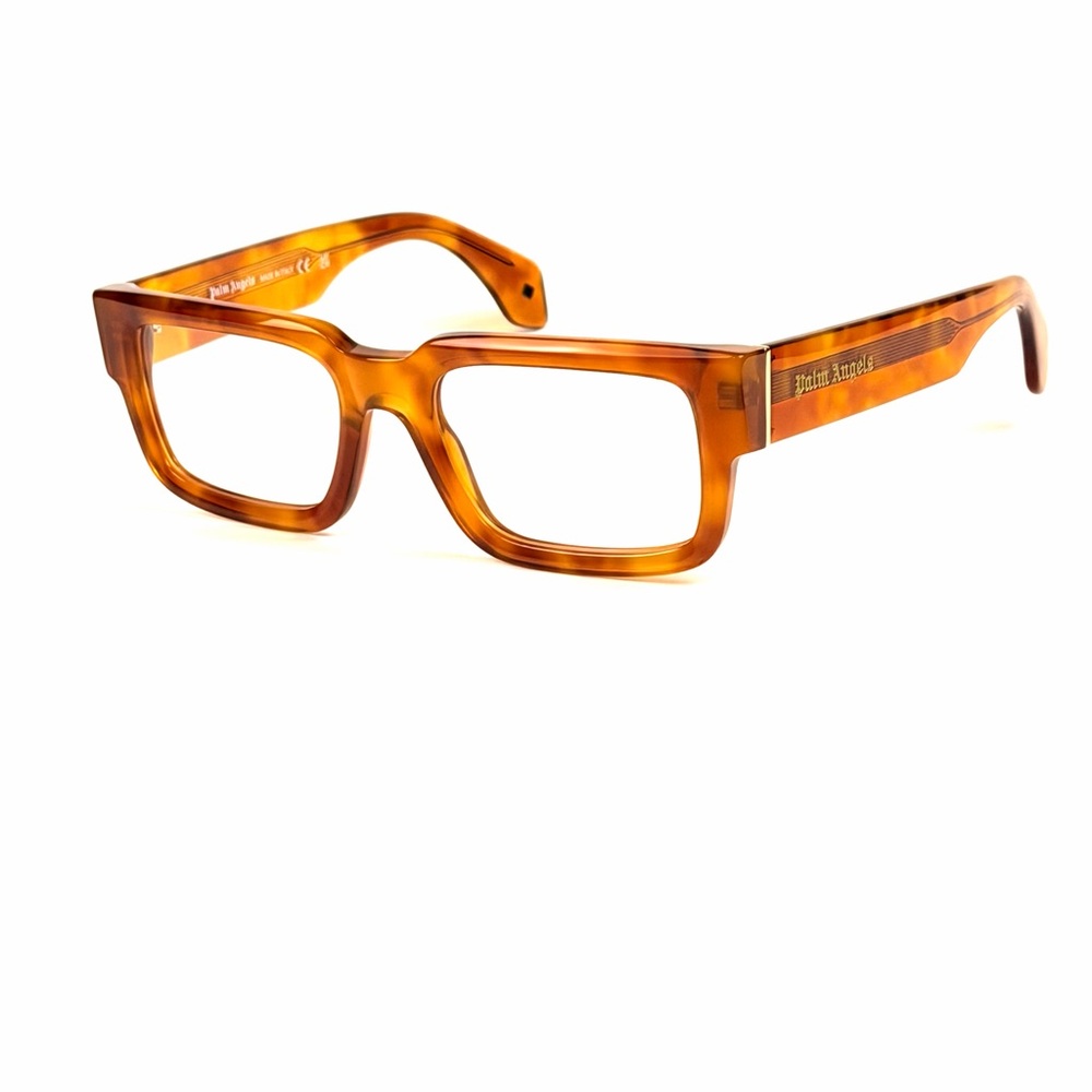 Palm Angels PERJ003 6E00 Warm Havana 54mm Eyeglasses NWT - Picture 8 of 10